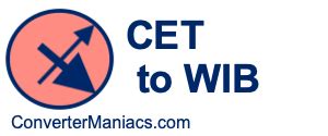 CET to WIB Converter .